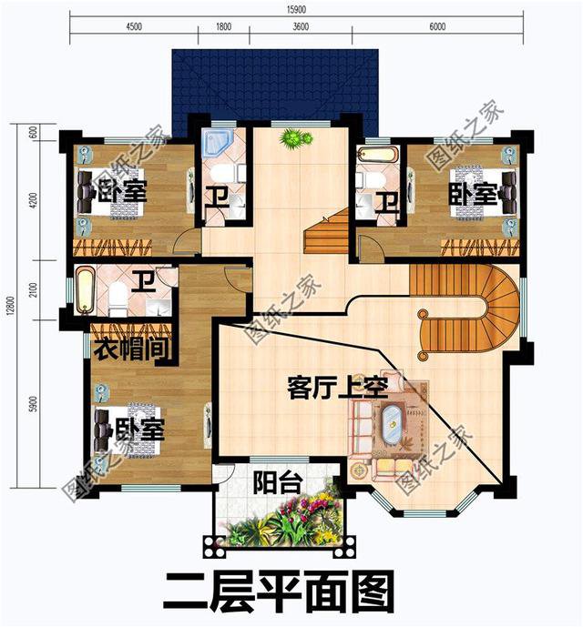 現(xiàn)代獨(dú)棟三層別墅設(shè)計(jì)圖，年輕人的最愛，建好絕對(duì)滿意