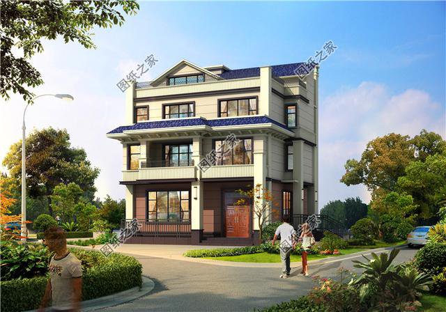 農(nóng)村三層半自建房設(shè)計(jì)圖紙，戶(hù)型大氣房間多，大家庭朋友可以參考