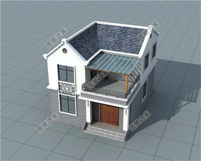 農(nóng)村13萬二層別墅設(shè)計圖，農(nóng)村自建房選這套怎么樣？