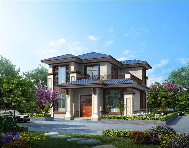 農(nóng)村13萬二層別墅設(shè)計圖，農(nóng)村自建房選這套怎么樣？