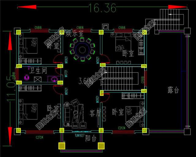 三款帶車庫二層樓房設(shè)計(jì)圖，造價(jià)不超過30萬，這房子你喜歡嗎
