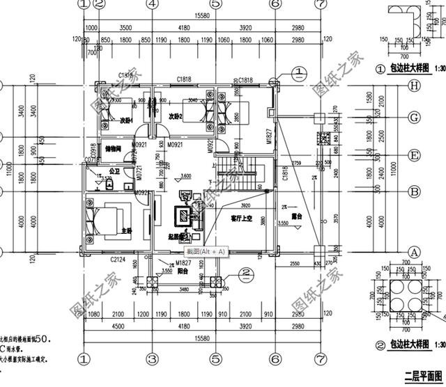 三款帶車庫二層樓房設(shè)計(jì)圖，造價(jià)不超過30萬，這房子你喜歡嗎