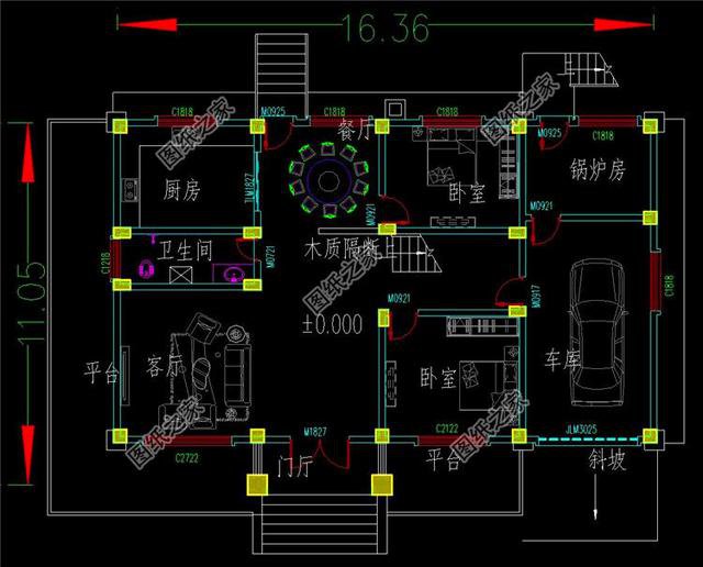 三款帶車庫二層樓房設(shè)計(jì)圖，造價(jià)不超過30萬，這房子你喜歡嗎