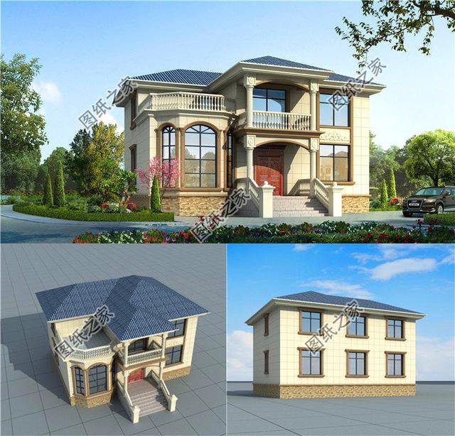 150平米二層樓房設(shè)計(jì)圖，造價只要 萬，錯過就再也找不到了