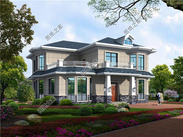 150平米二層樓房設(shè)計(jì)圖，造價只要 萬，錯過就再也找不到了