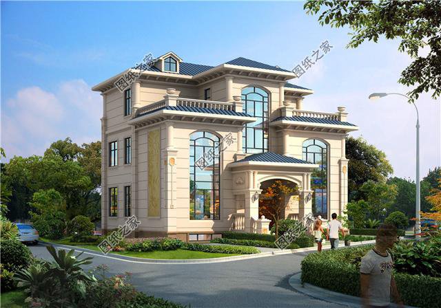 150平米三層別墅設(shè)計(jì)圖，簡(jiǎn)單大方，父母住在里面天天樂(lè)呵呵