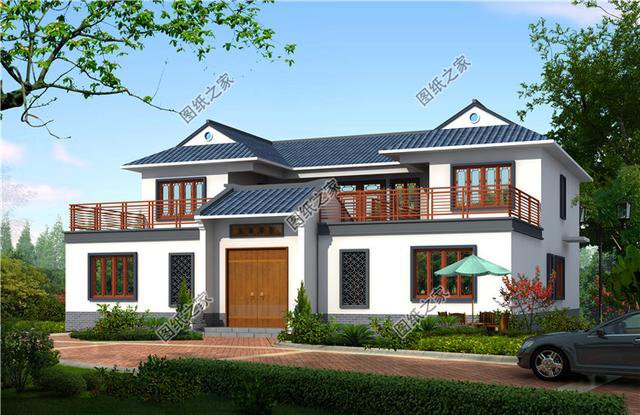 農(nóng)村四合院別墅設(shè)計(jì)圖，建房戶型千千萬，唯有四合院最合適