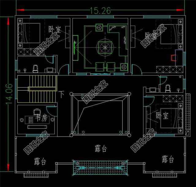 農(nóng)村四合院別墅設(shè)計(jì)圖，建房戶型千千萬，唯有四合院最合適