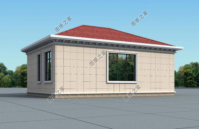 125平一層自建房外觀圖，給父母一個(gè)家，真情實(shí)感的愛(ài)了