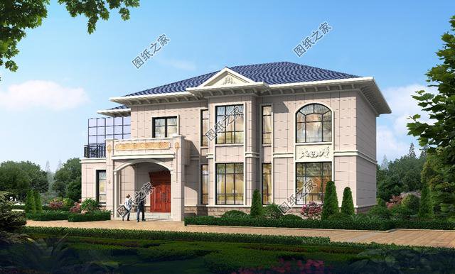 適合農村自建的150平到180平帶車庫的二層樓，漂亮功能多，收藏不吃虧