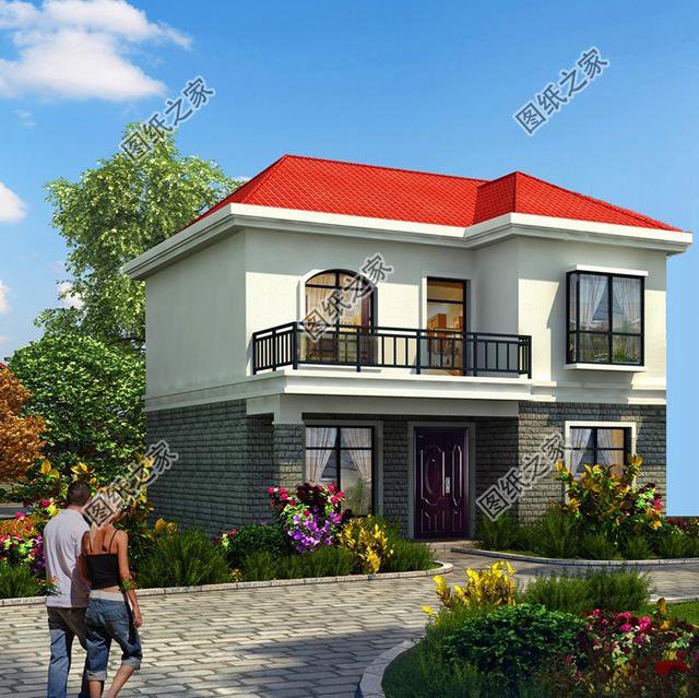 新農(nóng)村80平米二層房屋設(shè)計圖紙，精簡戶型，地方不大也能合理規(guī)劃