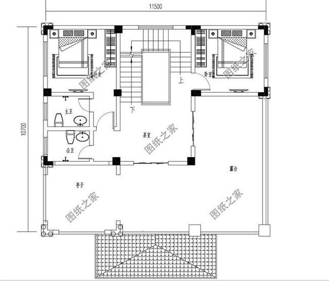 新農(nóng)村建設(shè)的帶涼亭的三層別墅，造價低款式美，誰看了不心動呢！