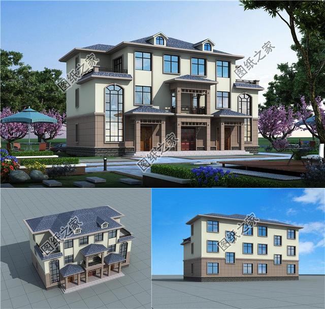 一戶占地100平米左右的連戶雙拼別墅，感情好的兄弟都開始入手了