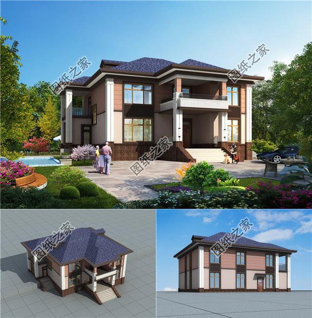 進(jìn)深14米的農(nóng)村二層房屋，適合你家宅基地的建房圖紙，大家看看吧