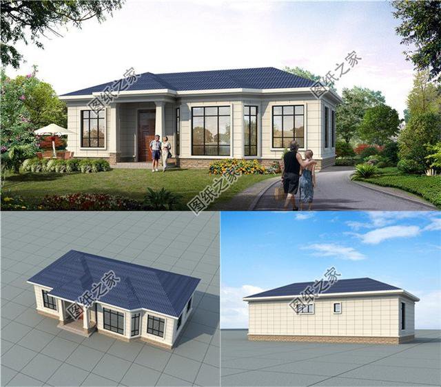 農(nóng)村13萬(wàn)就能建的一層自建房，選一棟送給父母，房美情深孝意滿(mǎn)滿(mǎn)