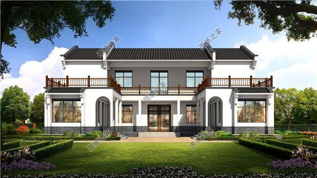 新農(nóng)村自建155平左右的二層四合院設(shè)計(jì)，第三款不規(guī)整的宅基地都能建