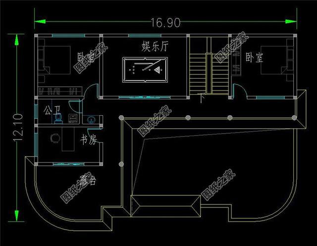 新農(nóng)村自建155平左右的二層四合院設(shè)計(jì)，第三款不規(guī)整的宅基地都能建
