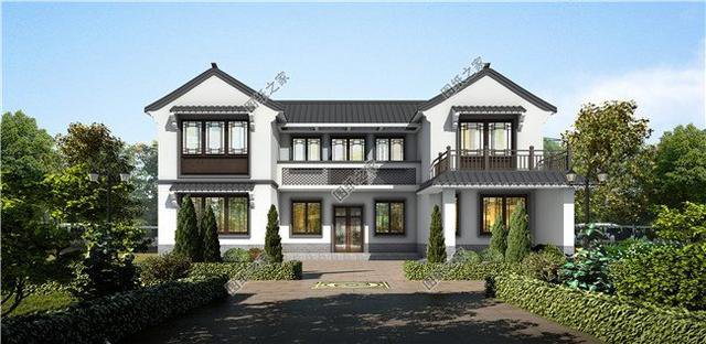 10款2024年的現(xiàn)代中式農(nóng)村自建房圖，建出來比福建豪宅還美