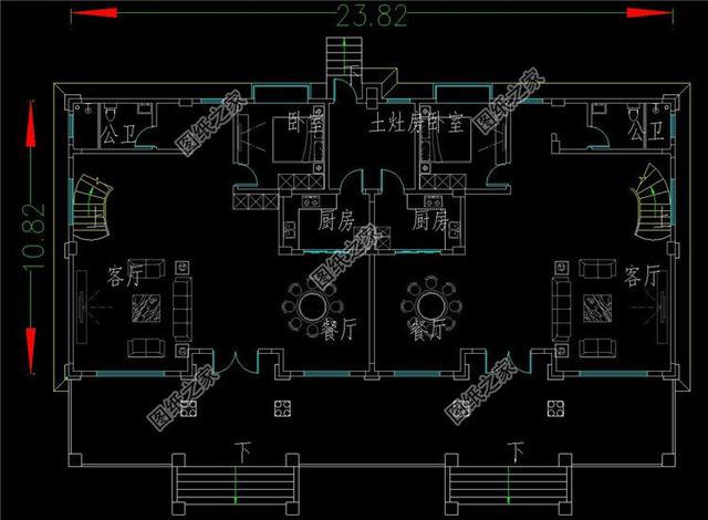 2024年歐式最新雙拼自建房屋設(shè)計(jì)，外觀精致有棱有角，一眼就愛上