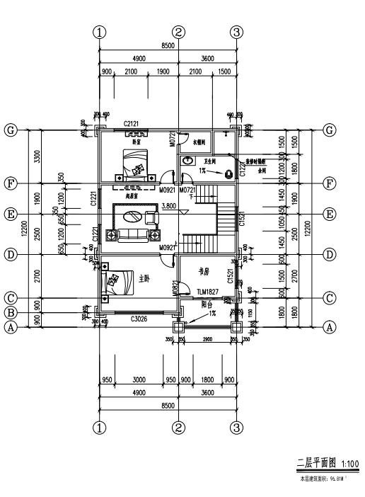 農(nóng)村自建四層別墅100平的設(shè)計圖，養(yǎng)眼有格調(diào)，這才是農(nóng)村有的好別墅