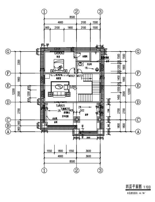 農(nóng)村自建四層別墅100平的設(shè)計圖，養(yǎng)眼有格調(diào)，這才是農(nóng)村有的好別墅