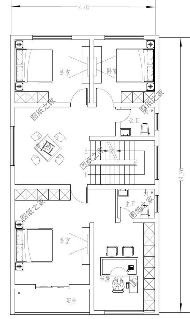 農(nóng)村自建四層別墅100平的設(shè)計圖，養(yǎng)眼有格調(diào)，這才是農(nóng)村有的好別墅