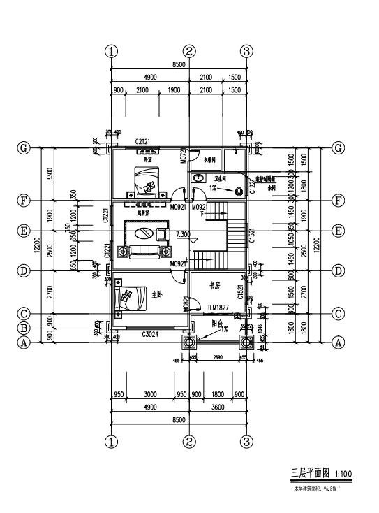 農(nóng)村自建四層別墅100平的設(shè)計圖，養(yǎng)眼有格調(diào)，這才是農(nóng)村有的好別墅