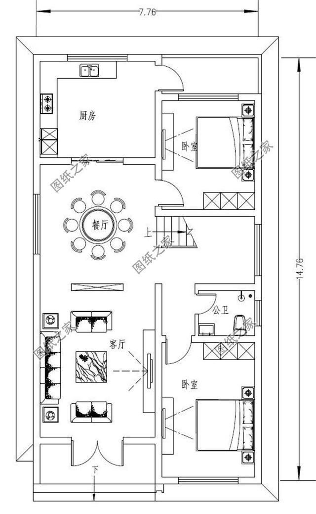 農(nóng)村自建四層別墅100平的設(shè)計圖，養(yǎng)眼有格調(diào)，這才是農(nóng)村有的好別墅