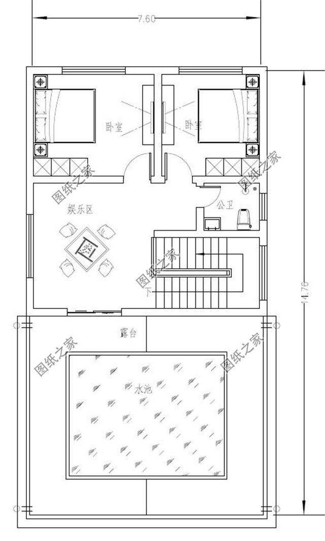 農(nóng)村自建四層別墅100平的設(shè)計圖，養(yǎng)眼有格調(diào)，這才是農(nóng)村有的好別墅