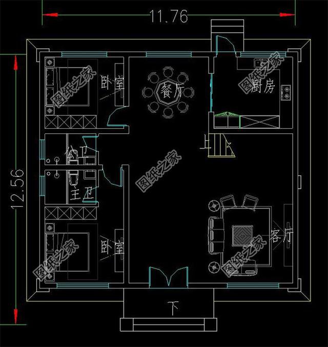 鄉(xiāng)村自建進深13米的三層別墅，干凈大氣有露臺，大部分家庭都能建