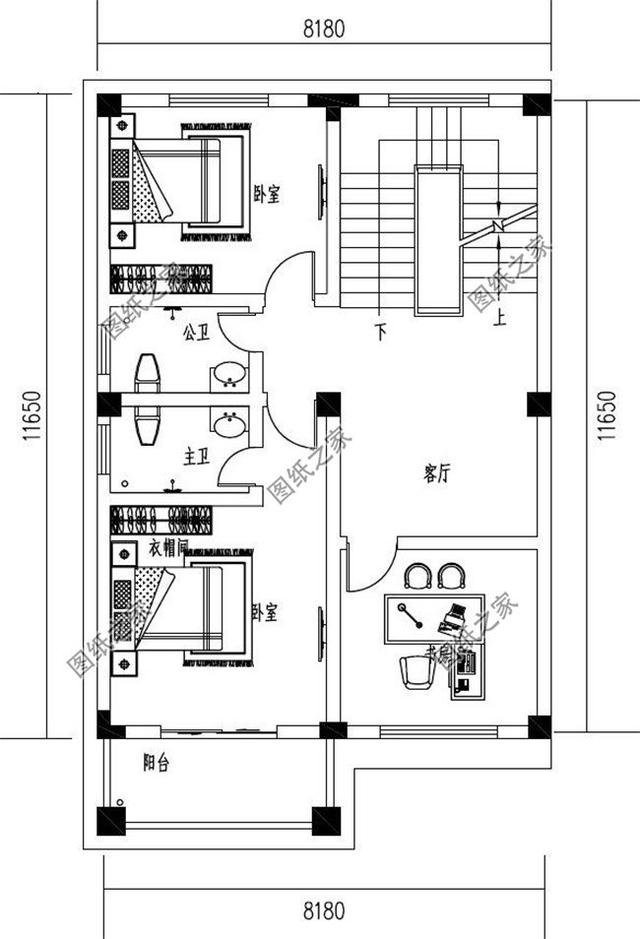 90平米小戶型四層別墅，第三款帶電梯設(shè)計(jì)，性價(jià)比高