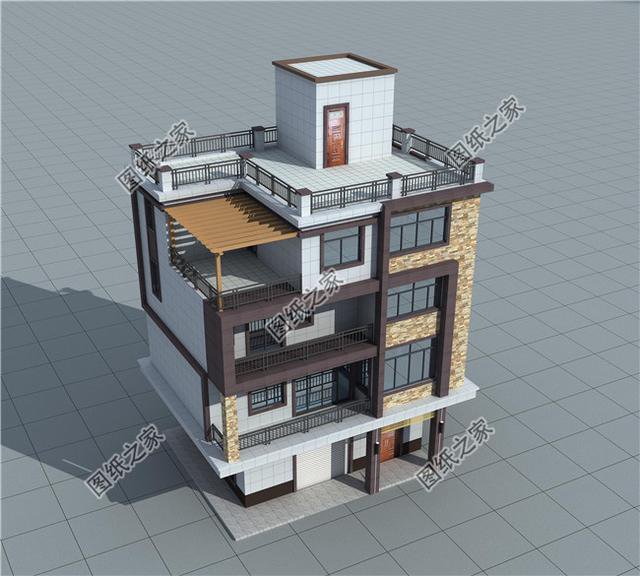 90平米小戶型四層別墅，第三款帶電梯設(shè)計(jì)，性價(jià)比高