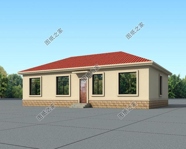 進深10米開間15米左右的一層平房，空間足，真想擁有一套