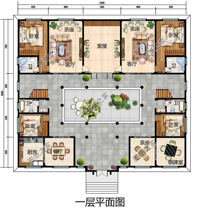 農(nóng)村四合院5開間戶型圖，待到事業(yè)有成衣錦還鄉(xiāng)，豈不快哉