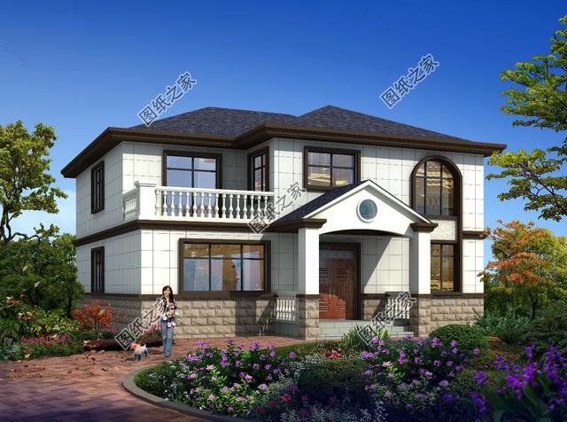 農(nóng)村二層樓房帶大露臺，功能齊全，既可以休閑又可以晾曬