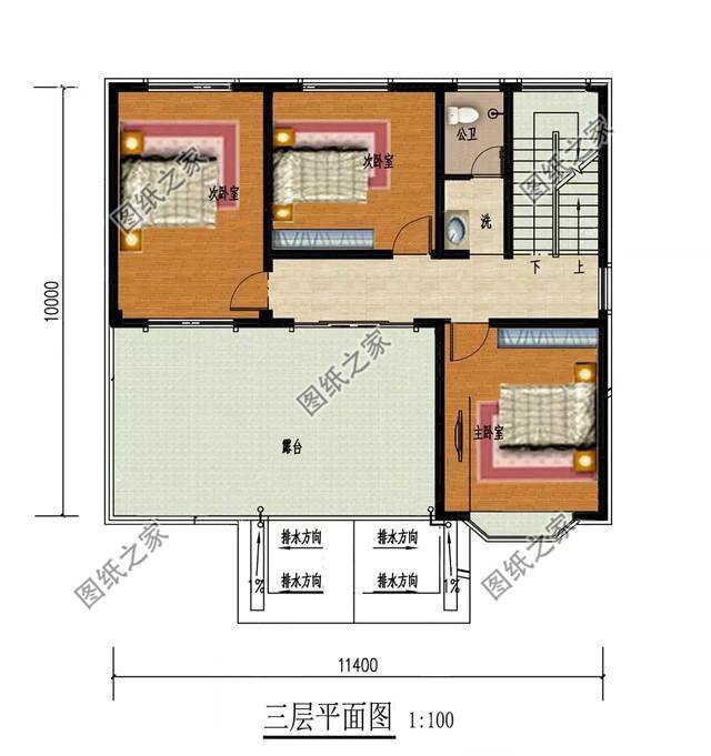 農(nóng)村三層帶羅馬柱的房屋圖片，準(zhǔn)備在農(nóng)村建房的有福了，建房參考