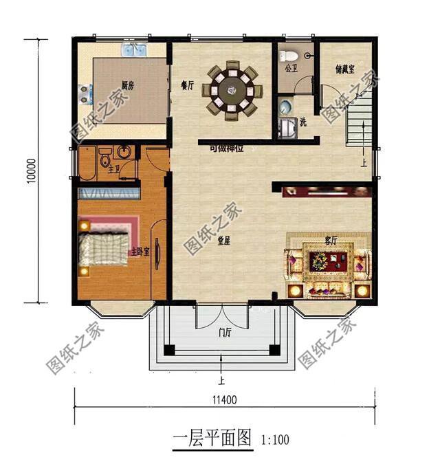農(nóng)村三層帶羅馬柱的房屋圖片，準(zhǔn)備在農(nóng)村建房的有福了，建房參考