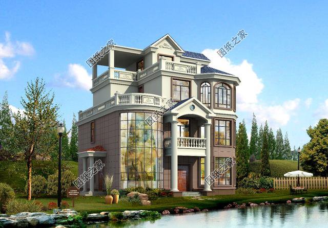 復(fù)式四層自建房戶型圖，氣派又驚艷，第一眼就喜歡上了