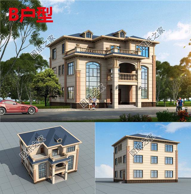 農(nóng)村三層自建房戶型圖，農(nóng)村建房不懂選什么戶型的可以來看看