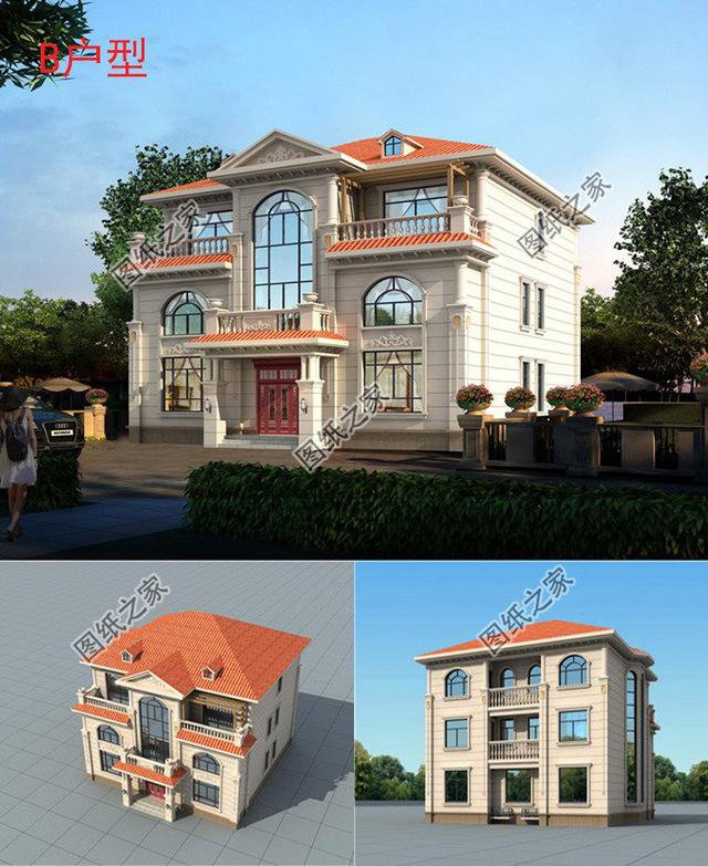 農(nóng)村三層自建房戶型圖，農(nóng)村建房不懂選什么戶型的可以來看看