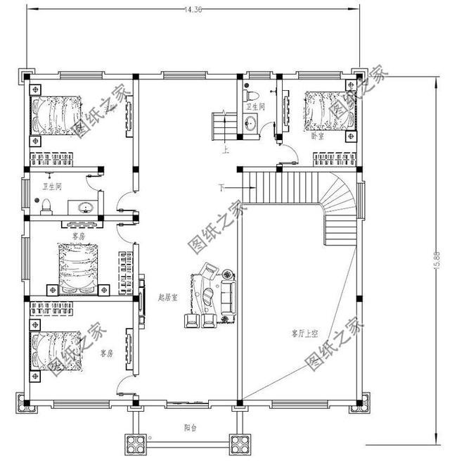 農(nóng)村大氣的三層樓房，看完真想拆了自家房子重新建，尤其是第三套