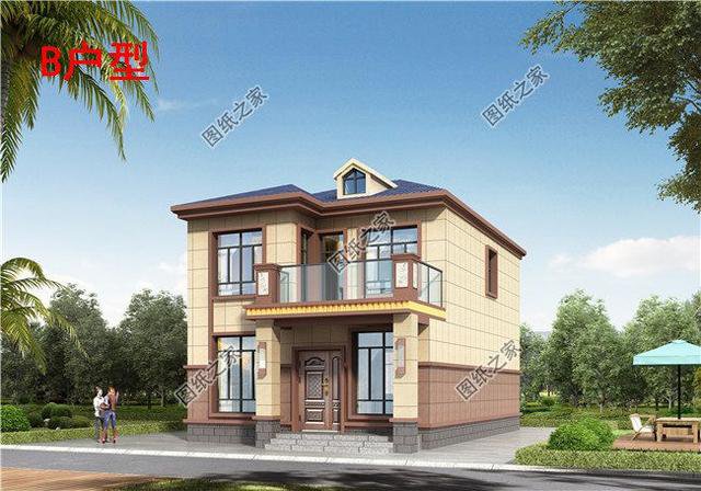 鄉(xiāng)村二層別墅設(shè)計(jì)效果圖，這三款別墅圖收藏了，回家建一棟