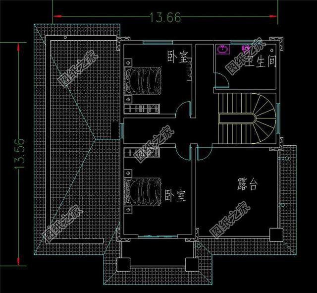 占地160平米自建房外觀圖，這樣的設(shè)計(jì)外觀戶型，又簡單又好看