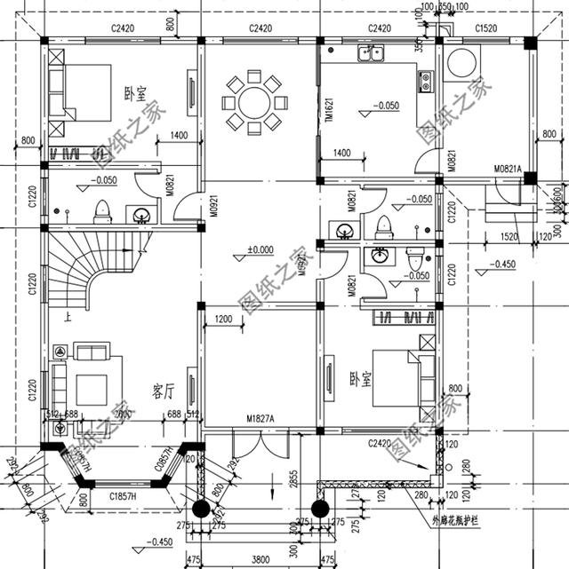 鄉(xiāng)村普通自建房戶型圖，這幾套戶型滿足農(nóng)村老百姓建房的心
