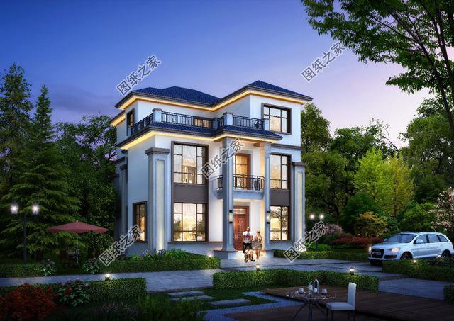 買房不如蓋別墅，3套農(nóng)村100至140平米三層別墅圖分享，一起來(lái)看吧