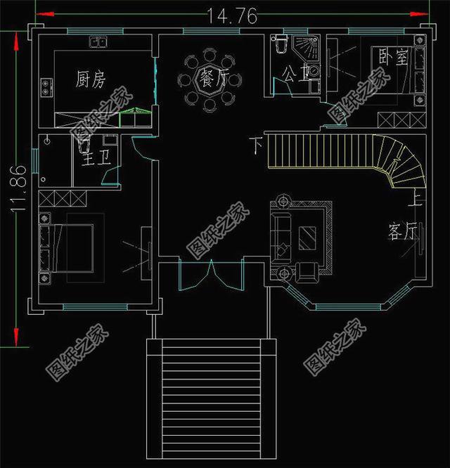 農(nóng)村帶地下室自建樓房圖片，要想建一棟房子，沒有地下室怎么行？