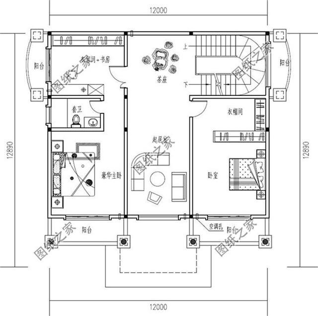 農(nóng)村四層樓房外觀圖，功能齊全，這樣的別墅蓋起來全村都羨慕