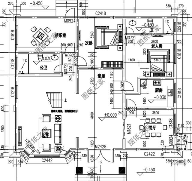 農(nóng)村新款別墅設(shè)計圖，造型美觀還接地氣，最低造價15萬