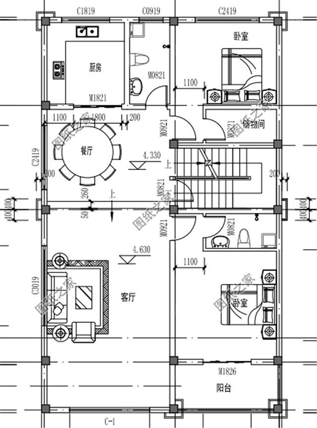 帶商鋪的農(nóng)村自建房圖片，一樓做生意，二層供居住，兩不誤
