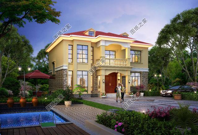 開(kāi)間12米農(nóng)村建房圖，戶型方正布局合理，成為了建房主潮流